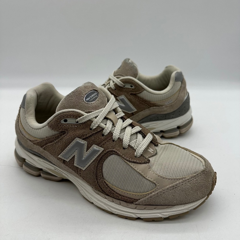 New Balance M2002RSI Mens 8 Womens 9.5 Driftwood 2002R Suede Mesh Running Shoes